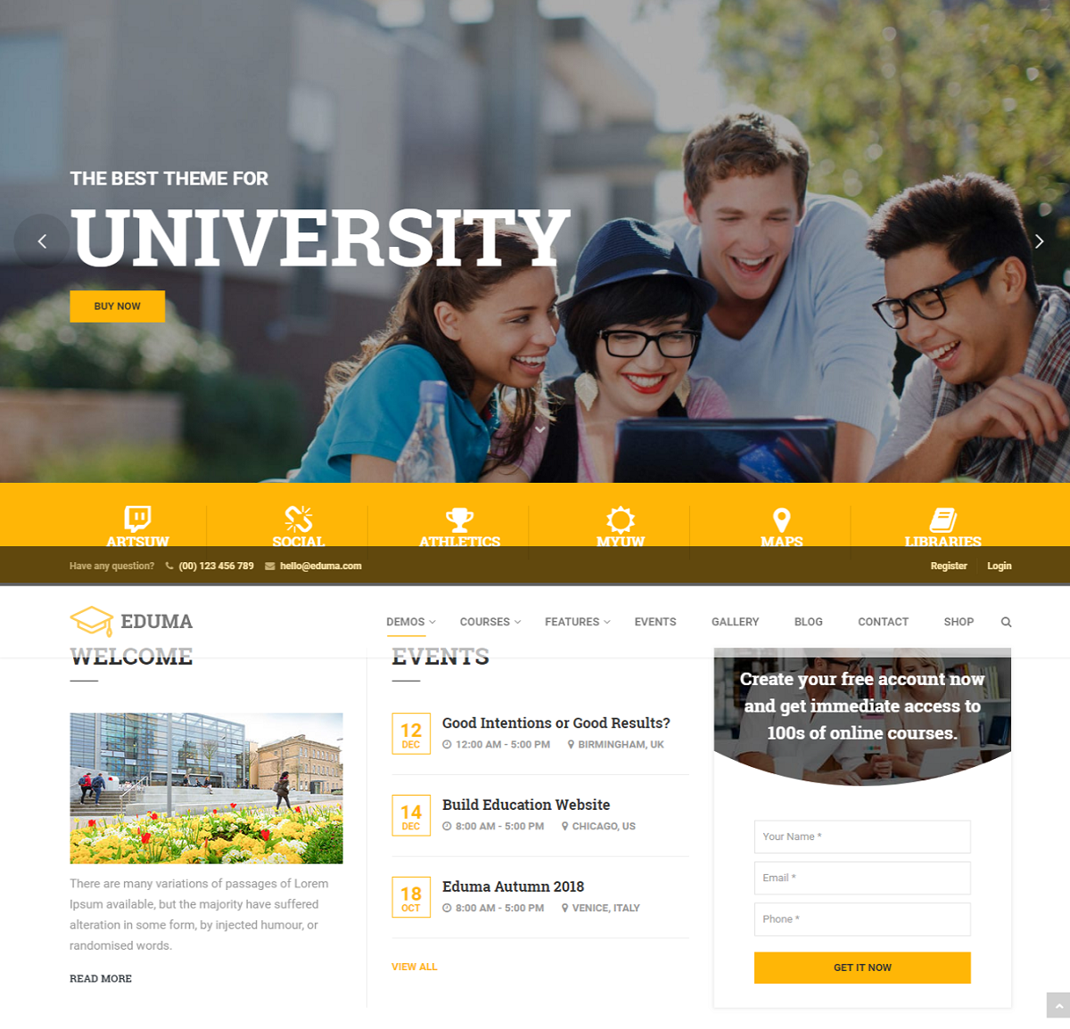 Education WordPress Theme