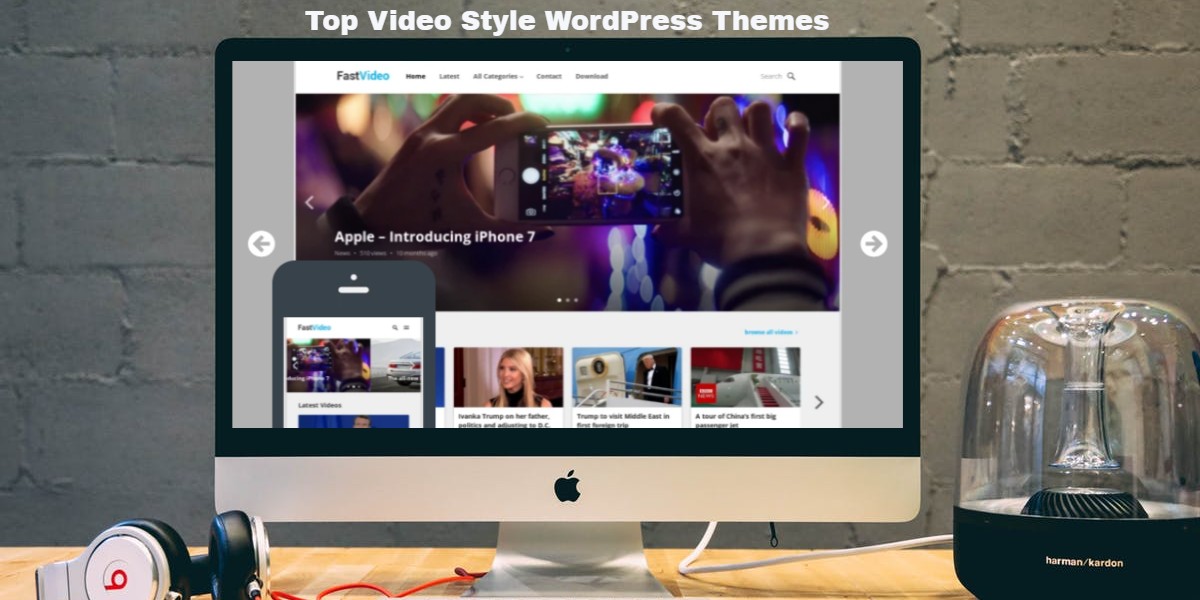 Top Video Style WordPress Themes 
