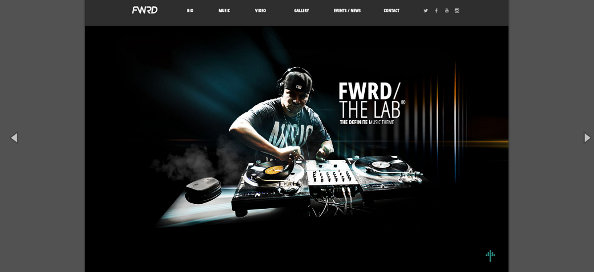 FWRD - A Responsive Music Theme Fitted For WordPress