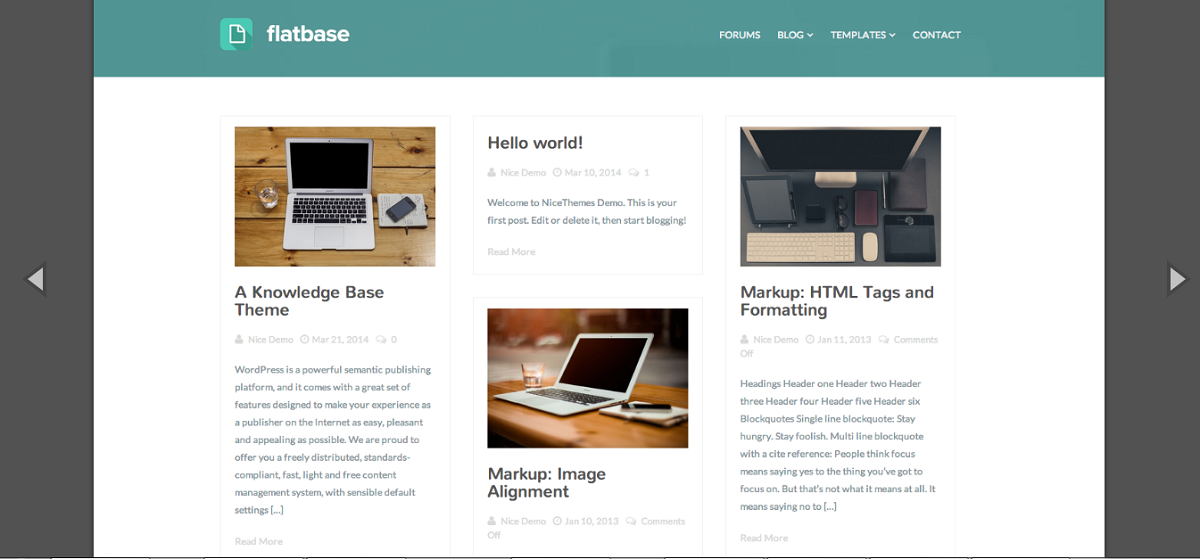 Flatbase v1.0.2 - A Responsive Knowledge Base/Wiki Theme