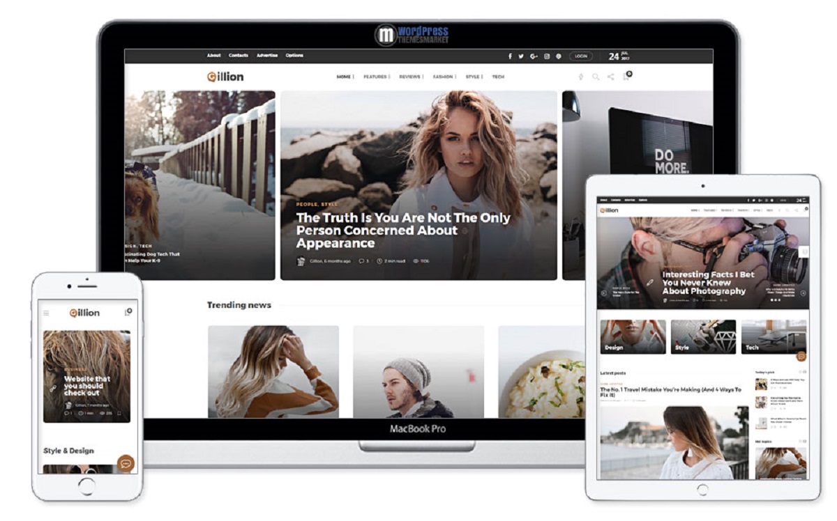 Gillion 2.2.4 - Multi-Concept Magazine, News, Review WordPress Theme