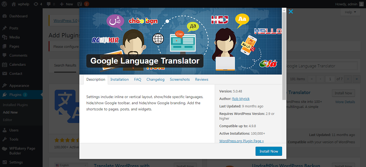 Google Language Translator