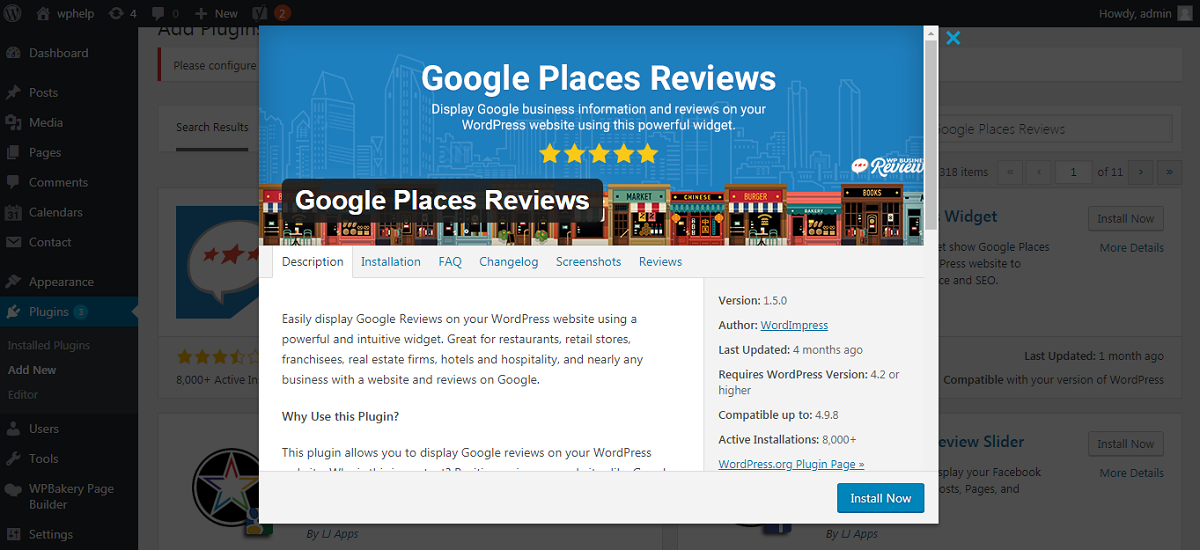 Google Places Reviews