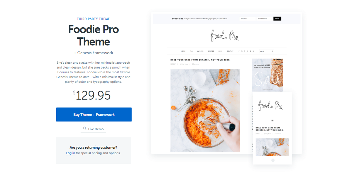 Foodie Pro Theme Foodie Pro Theme