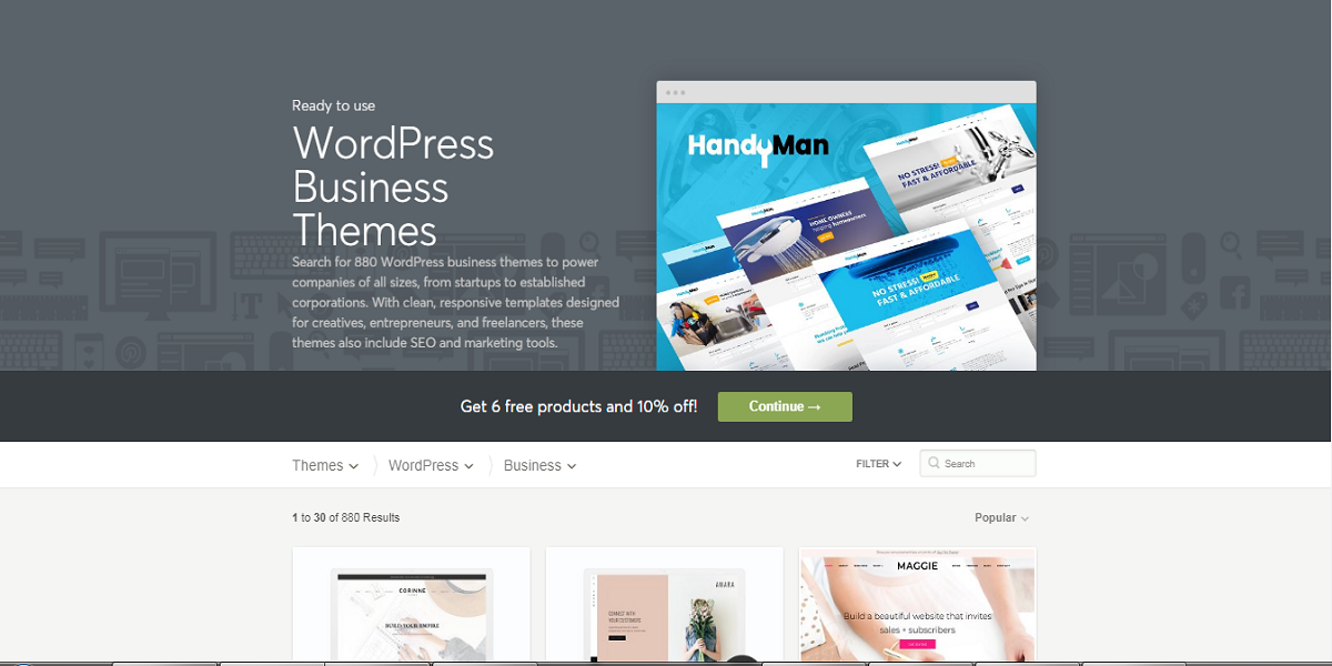 WordPress Business Themes WordPress Business Themes