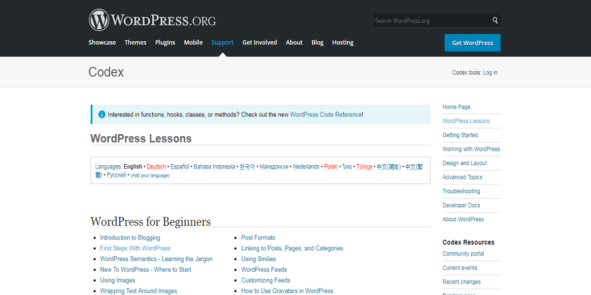 WordPress Lessons