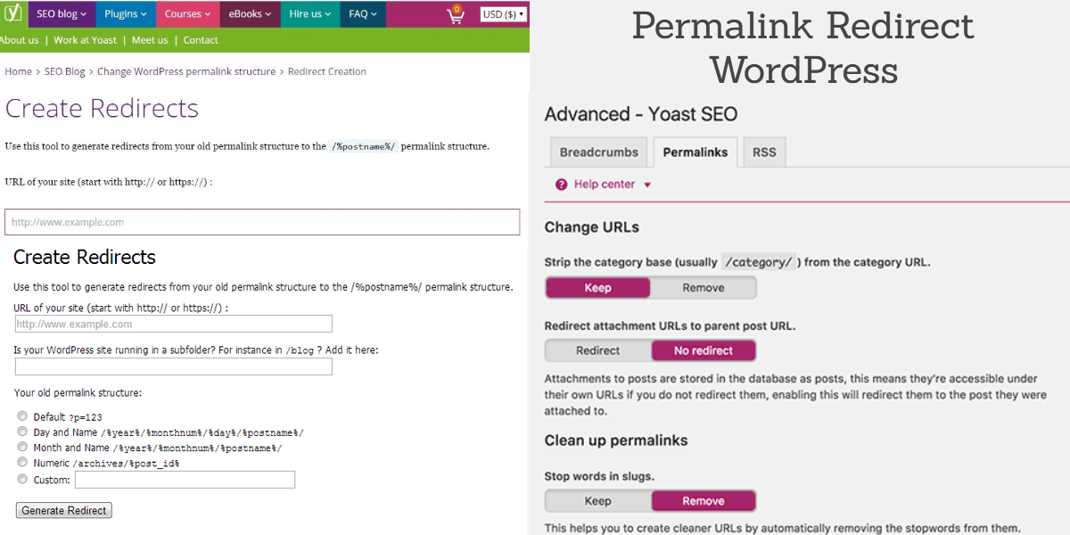 Permalink Redirect WordPress Permalink Redirect WordPress