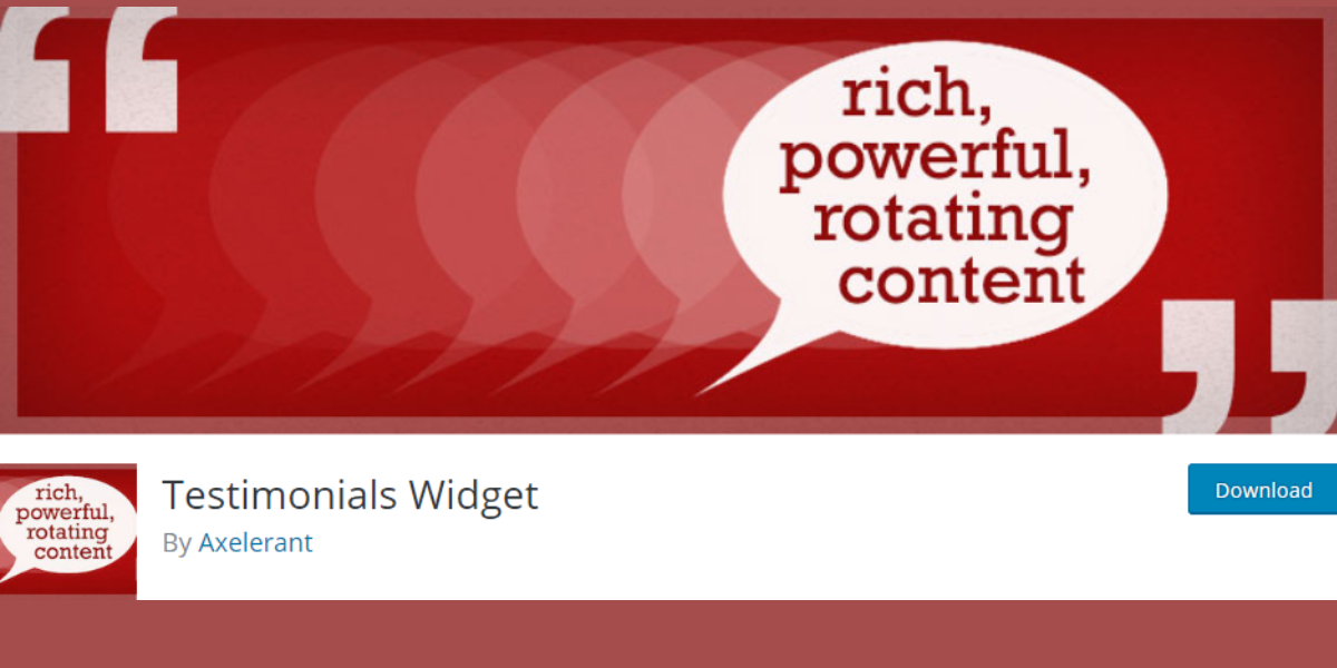 Testimonials Widget Testimonials Widget