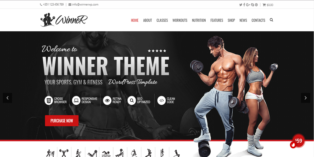 Winner WordPress Theme Winner WordPress Theme