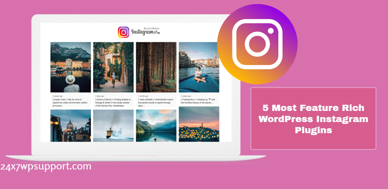 Rich WordPress Instagram Plugins 