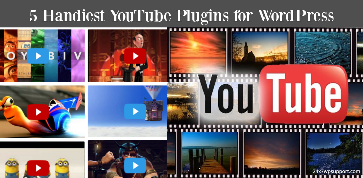 wordpress youtube plugins