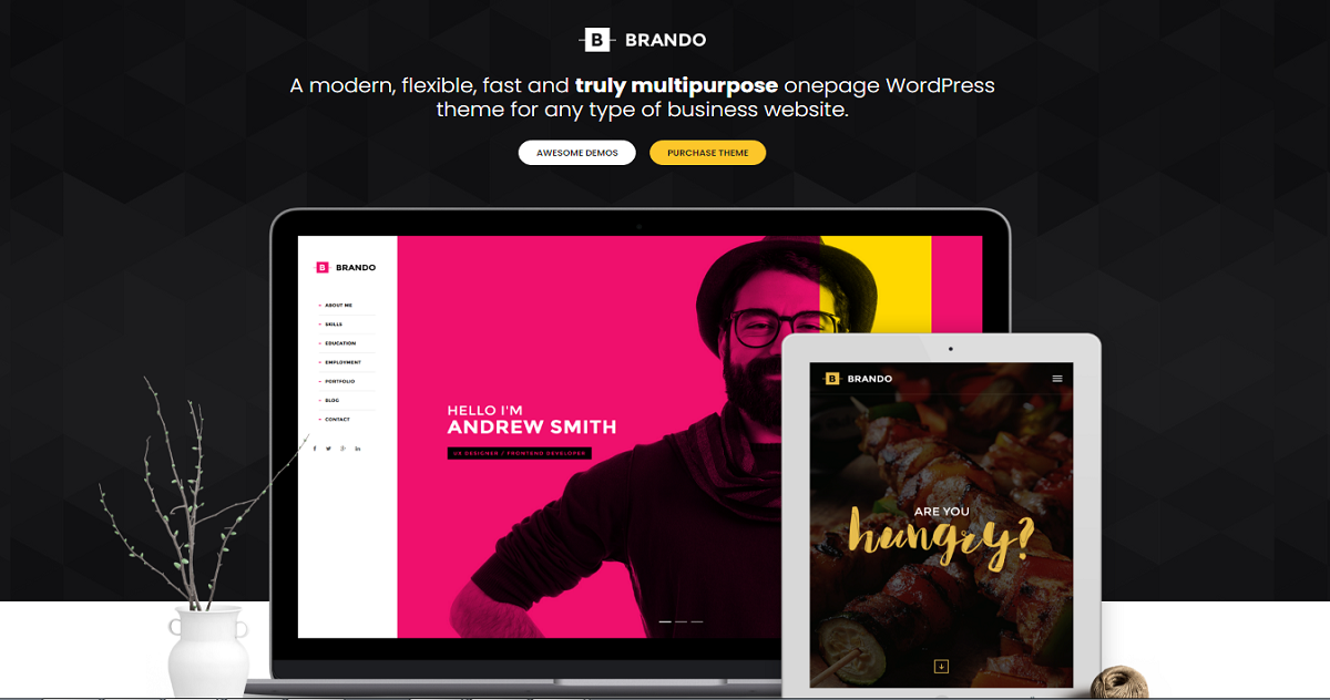 Brando One Page WordPress Theme