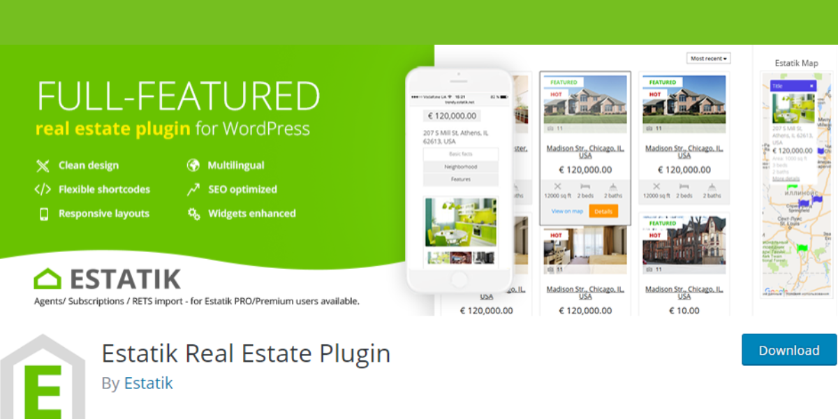 Estatik Real Estate Plugin Estatik Real Estate Plugin