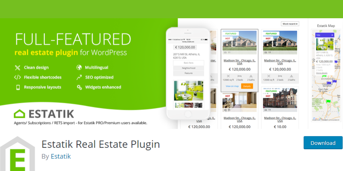 Estatik Real Estate Plugin