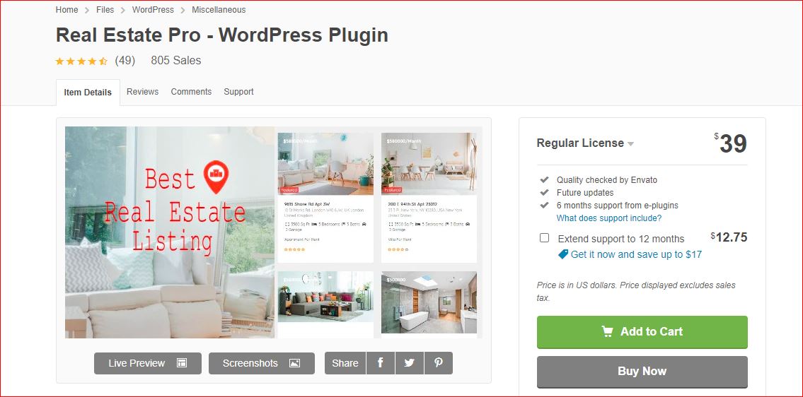 Real estate Pro plugin Real estate Pro plugin