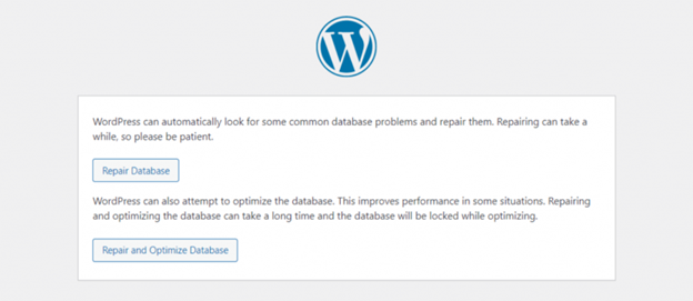 Repair Dataase Repair Database