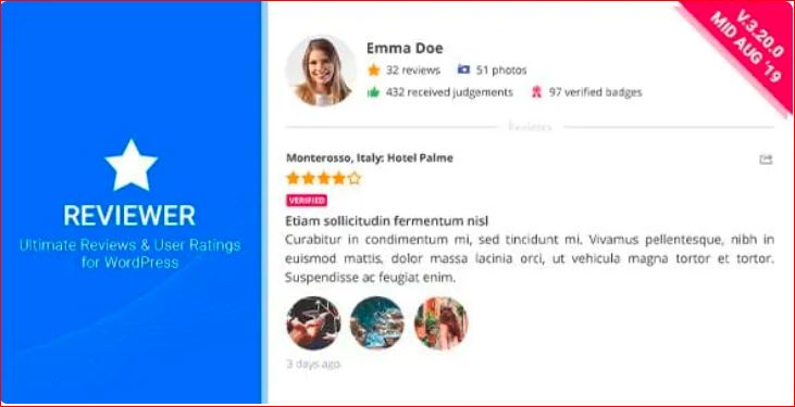 Reviewer WordPress plugin