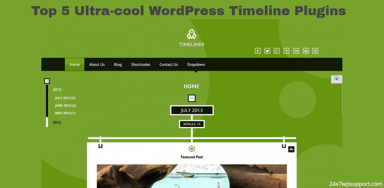 Top 5 Ultra-cool WordPress Timeline Plugins 
