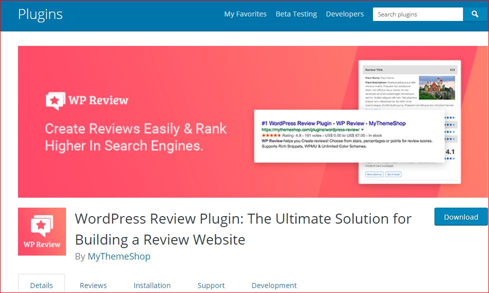 WP Review Pro WP Review Pro