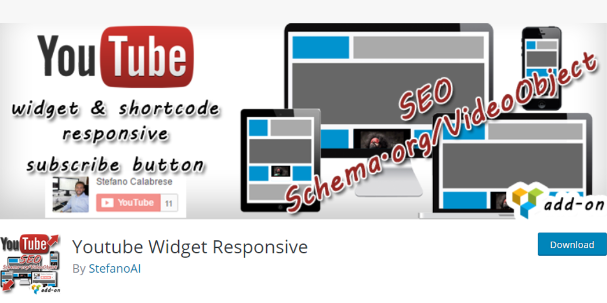 Youtube Widget Responsive