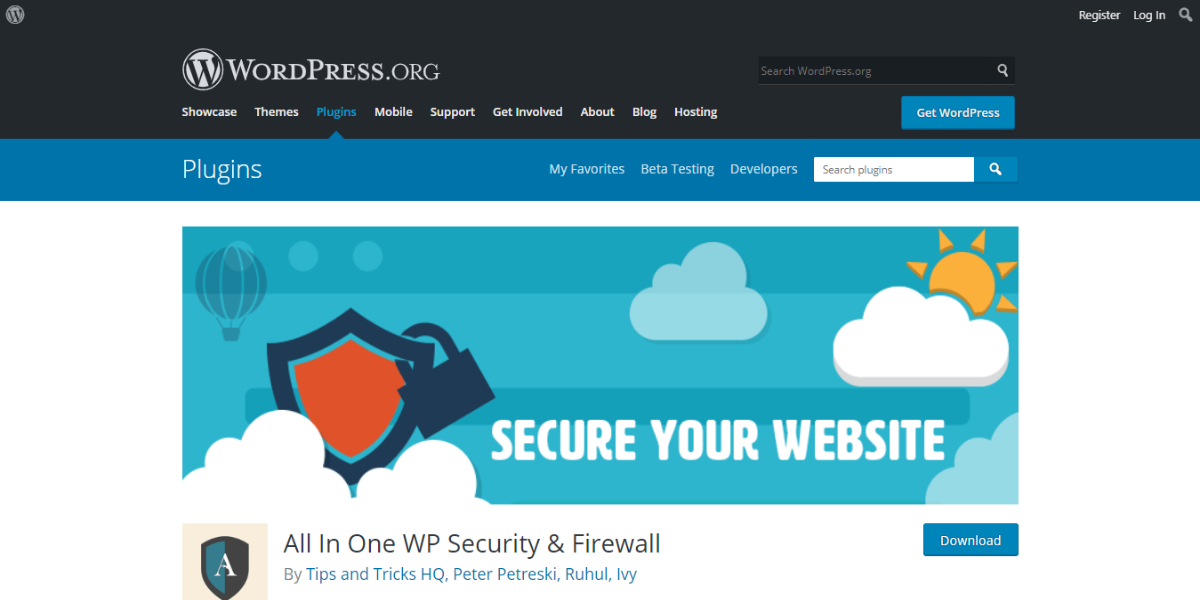 All In One WP Security & Firewall All In One WP Security & Firewall