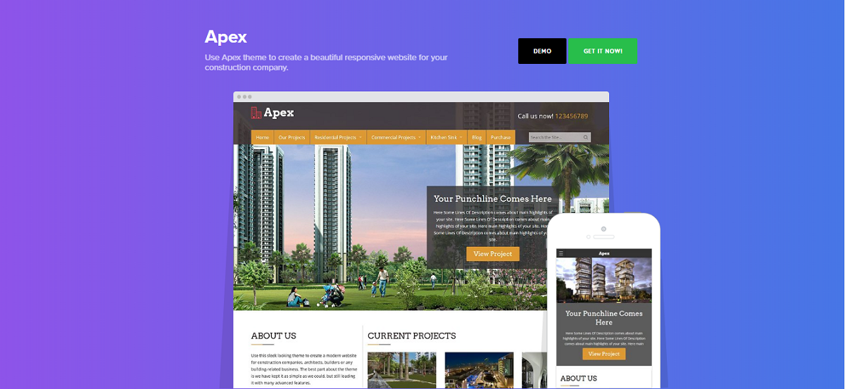 Apex WordPress Theme