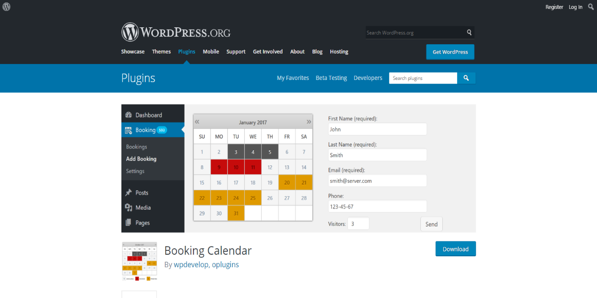 Booking Calendar Booking Calendar