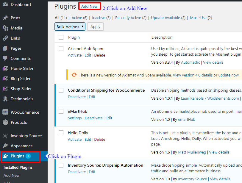 Click-on-Plugin Go-To-Plugin
