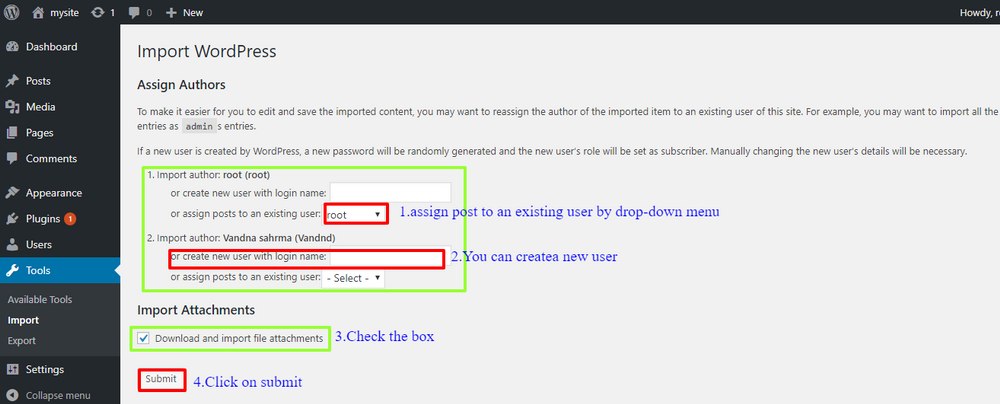 Click-on-submit WP-Click-On-Submit