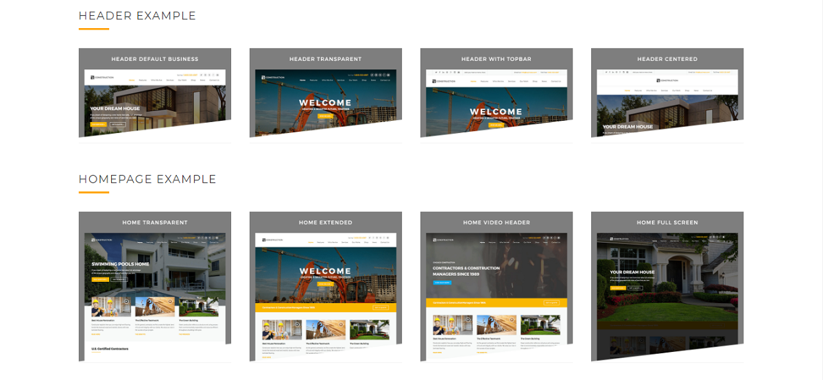 Construction WordPress Theme