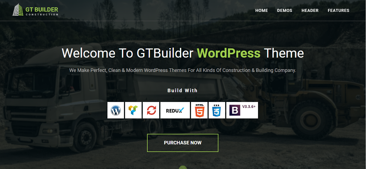 GT Builder WordPress Theme