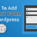 How to add contact form on wordpress