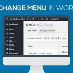 Change Menu in WordPress