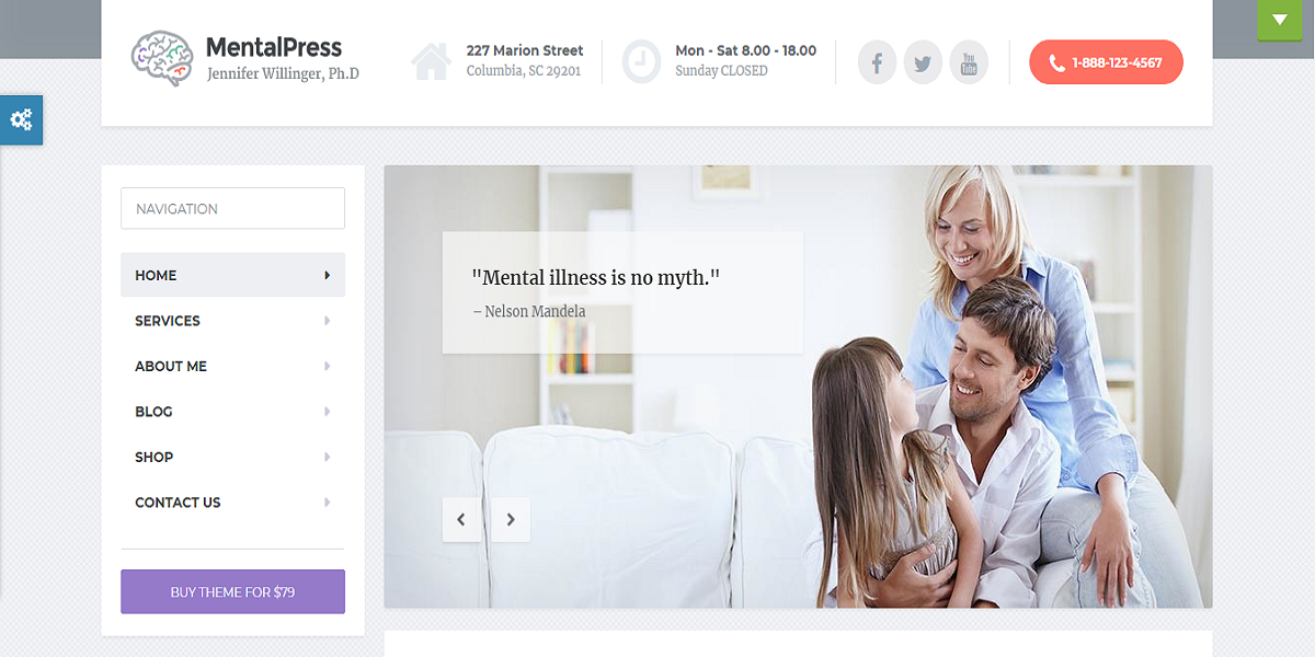 MentalPress - WP Theme for your Medical or Psychology Website MentalPress - WP Theme for your Medical or Psychology Website
