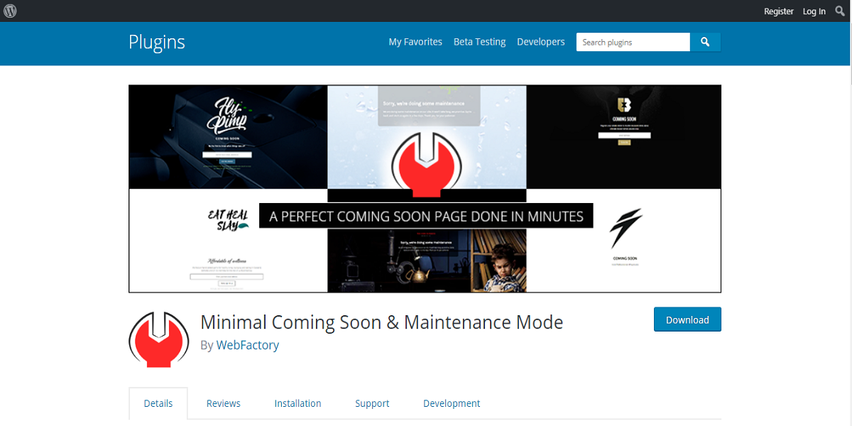 Minimal Coming Soon & Maintenance Mode