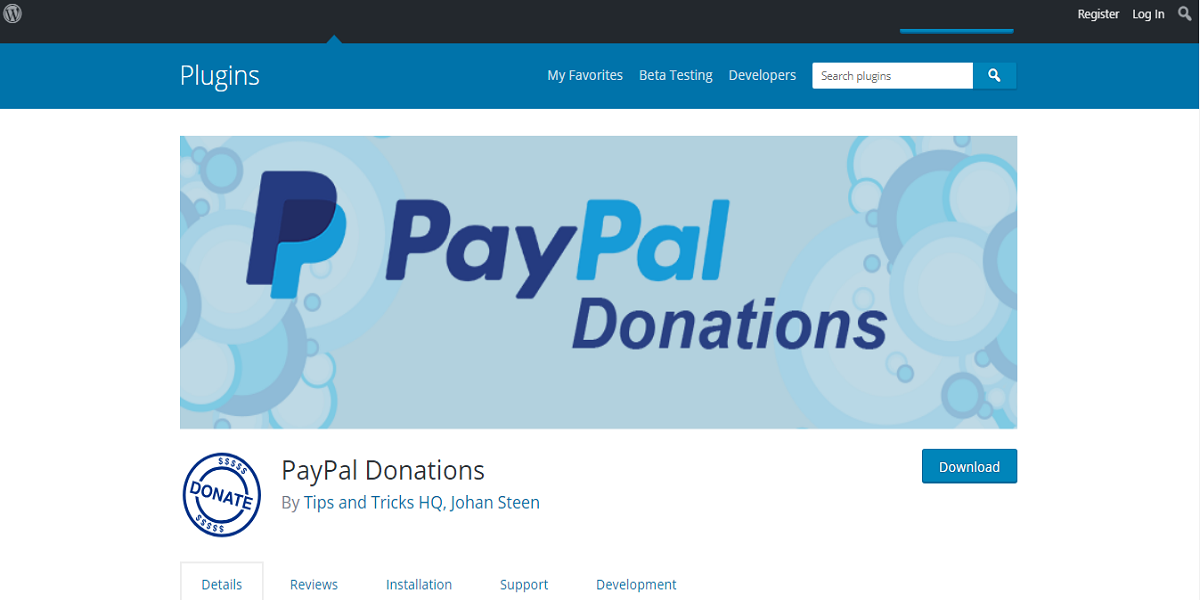 PayPal Donations Plugin