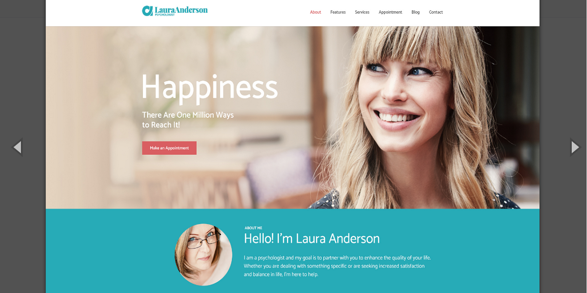 Psychologist, Therapy and Counseling WordPress Theme