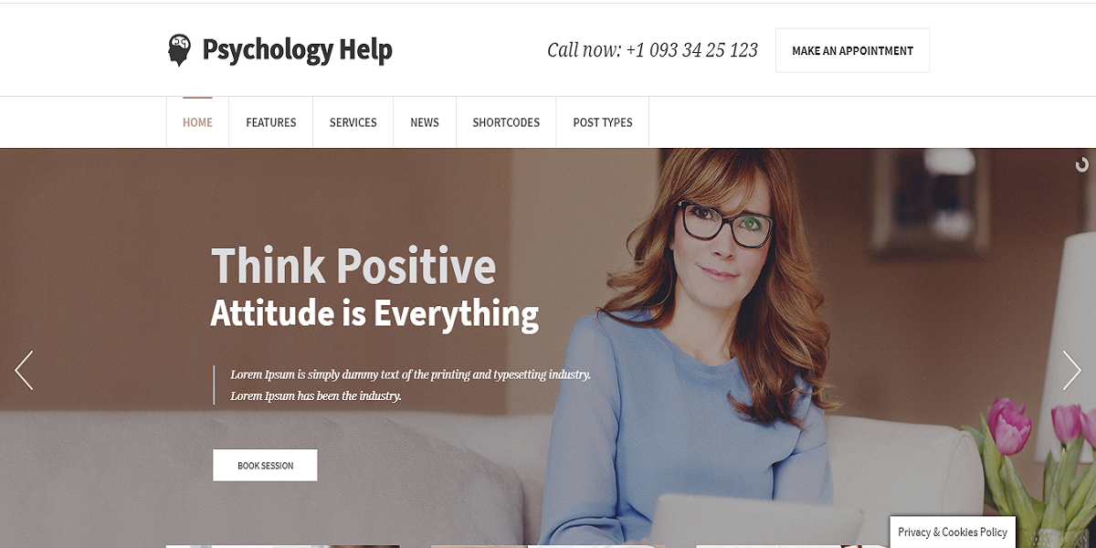 Psychology Help - Medical WordPress Theme for Psychologist and Mental Therapy