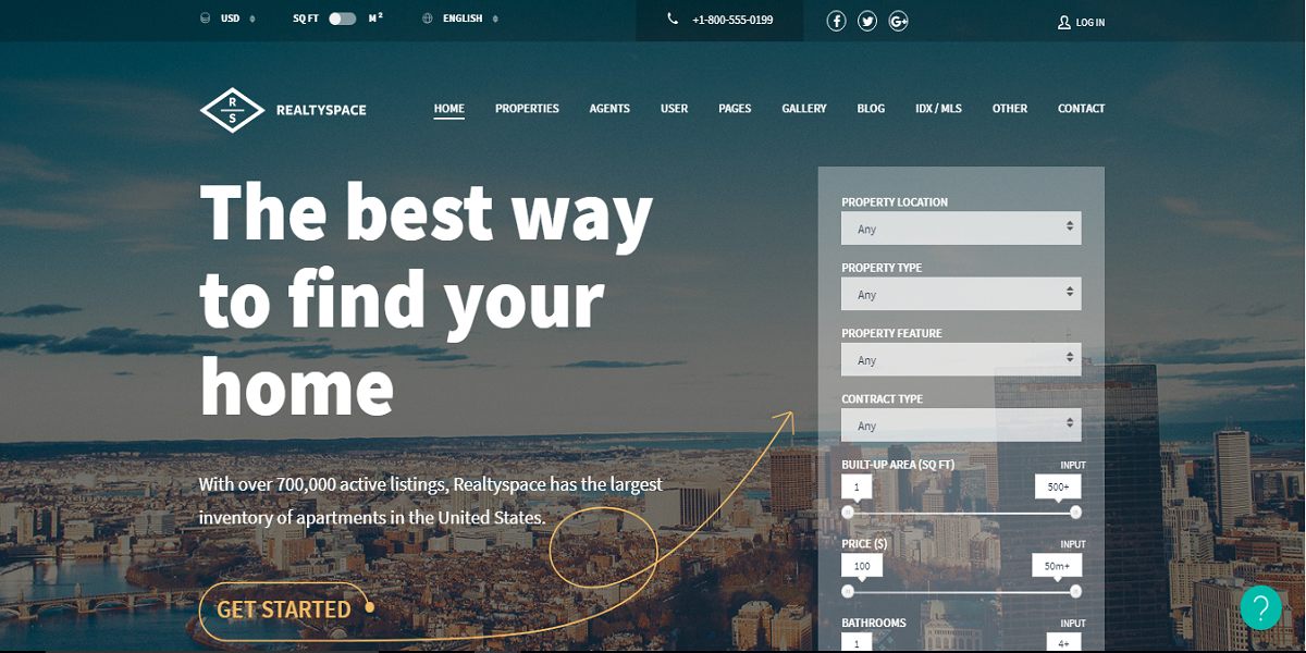 Realtyspace WordPress Theme