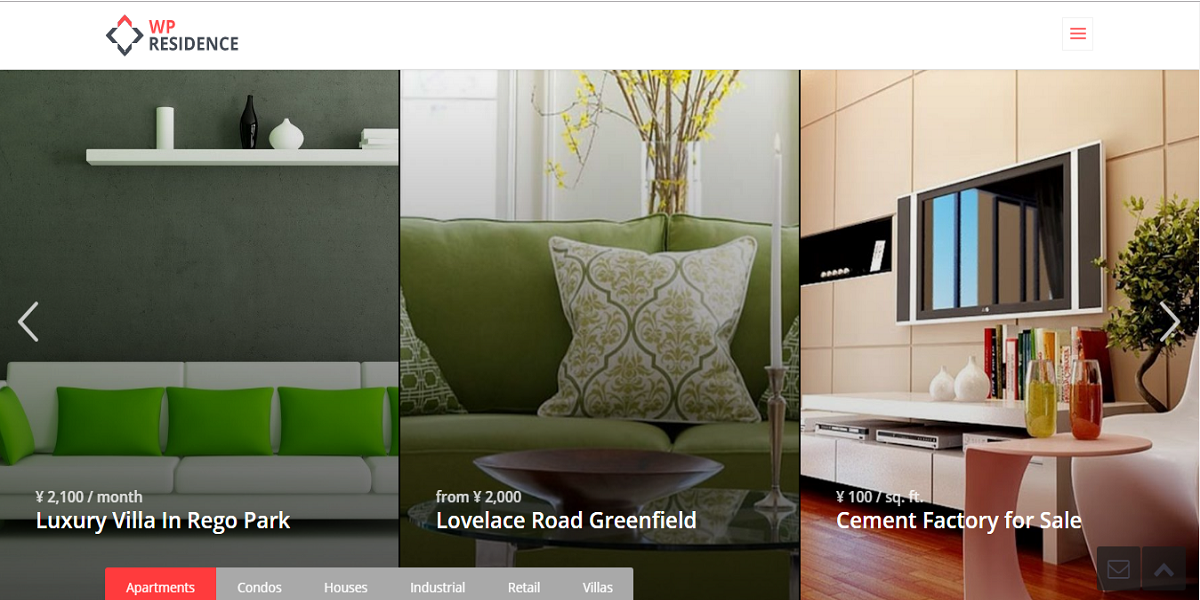Residence WordPress Theme Residence WordPress Theme