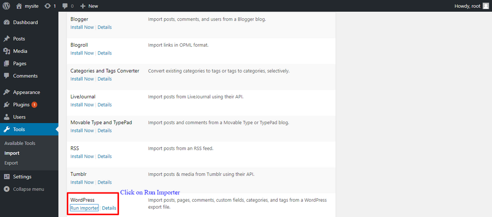 Run-Importer WP-Run-Importer
