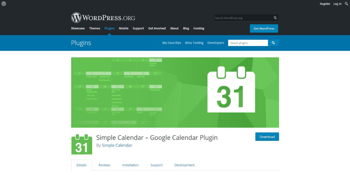 Simple Calendar Simple Calendar