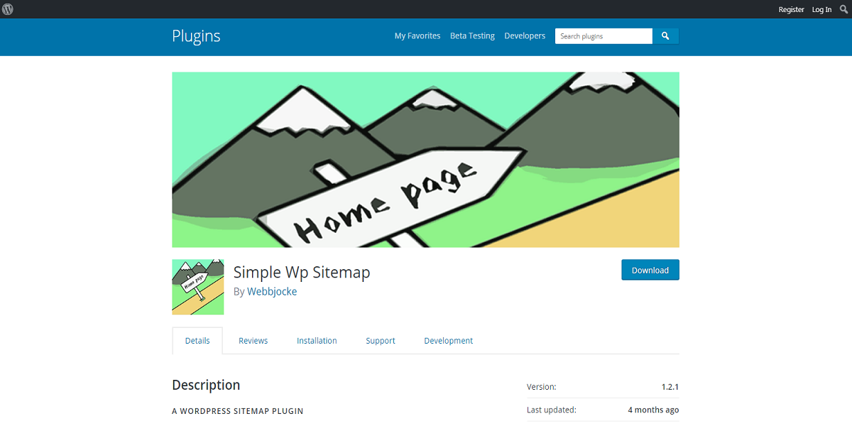 Simple WordPress Sitemap