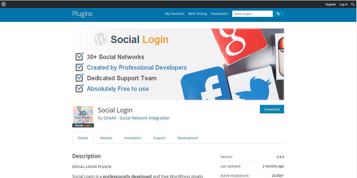 Social Login Social Login