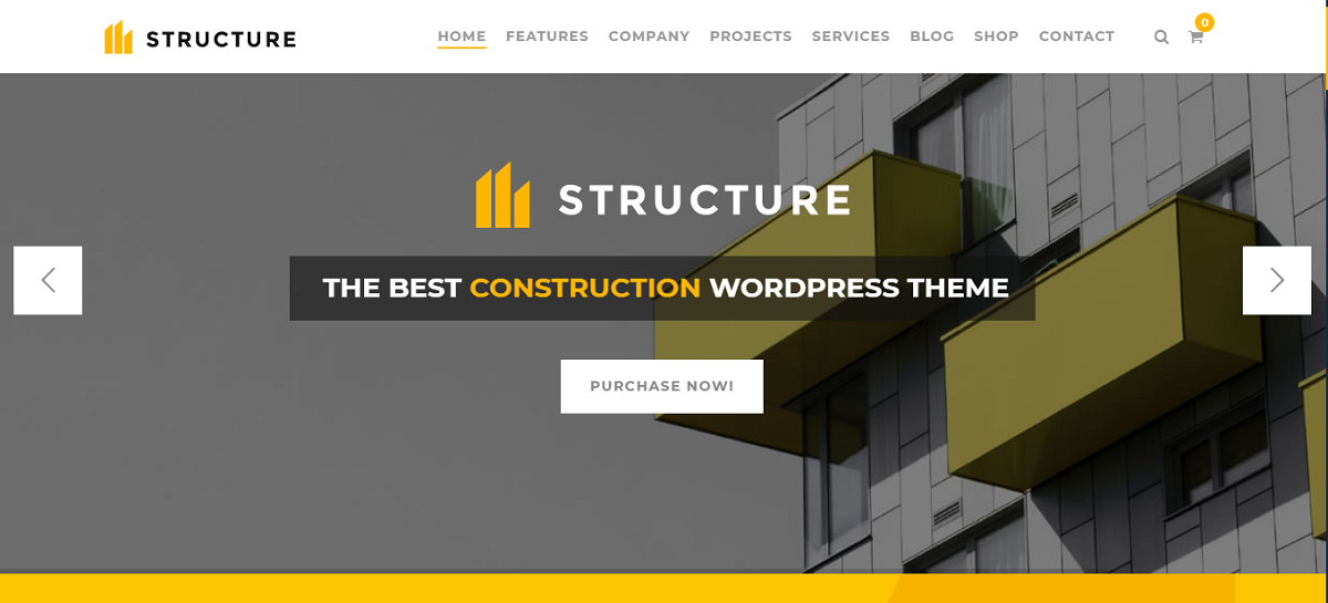 Structure WordPress Theme