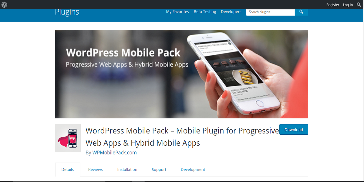 WordPress Mobile Pack