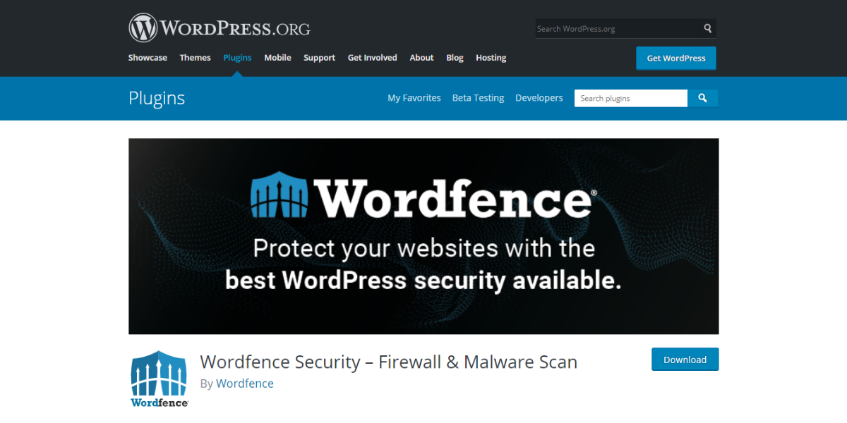Wordfence Security – Firewall & Malware Scan