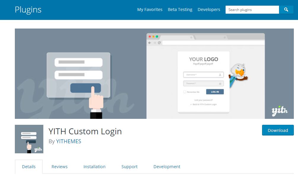 YITH custom login YITH custom login