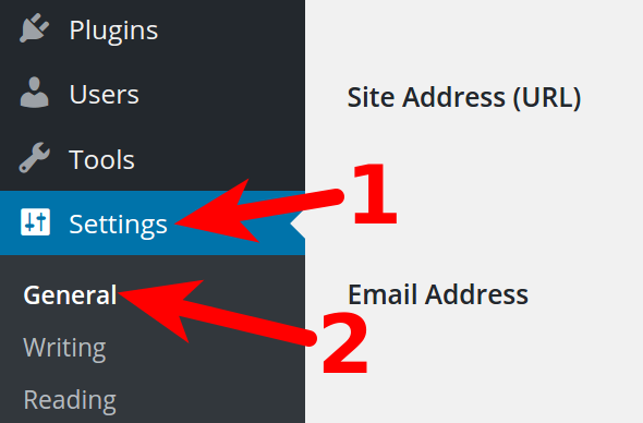 dashboard Dashboard-settings-general
