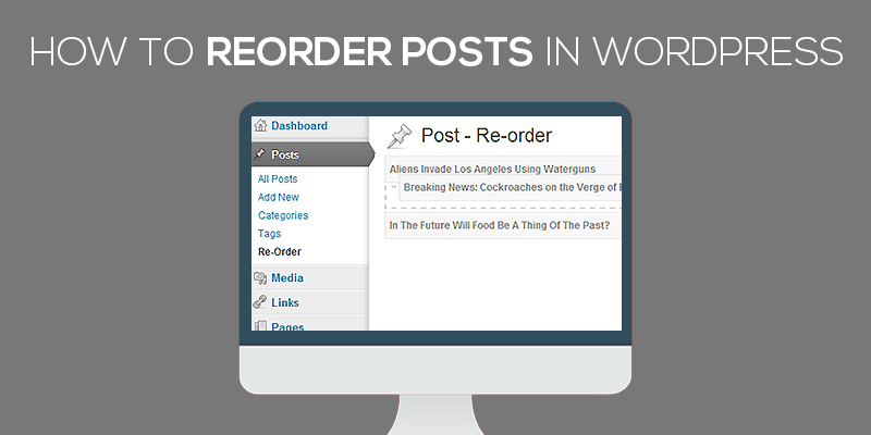 Reorder Posts in WordPress 